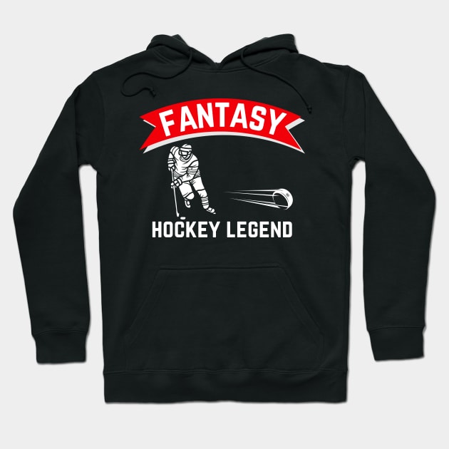 Fantasy Hockey Legend Hoodie by NICHE&NICHE